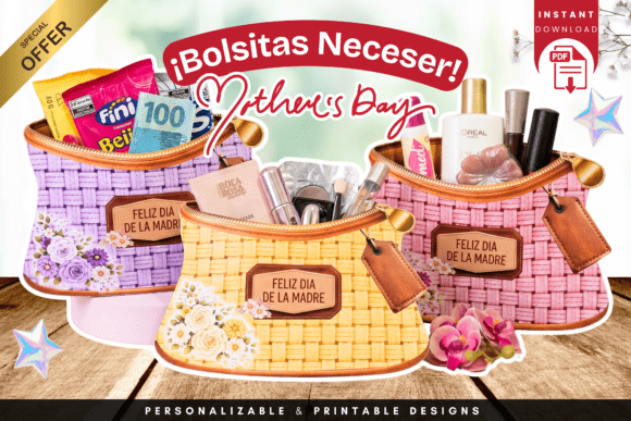 Download Printable Mothers Day Handbag Gift Bag - Mothers day Collection