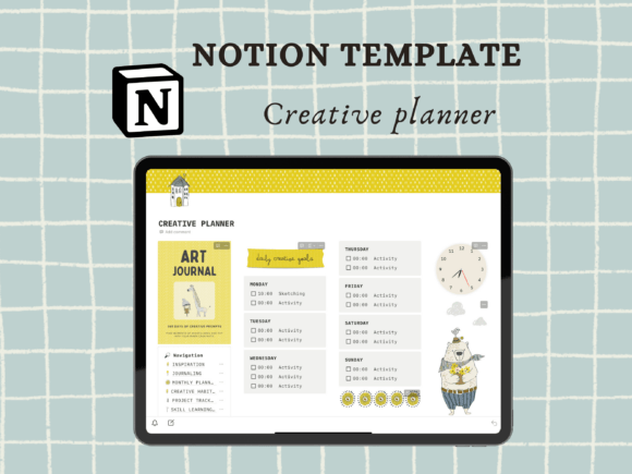 Download Notion Creative Planner - Creative planner Collection