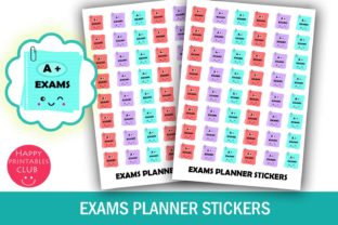 Download Exams Planner Stickers- Student Planner Stickers- Exam Reminder Planner Icons - Premium Resources