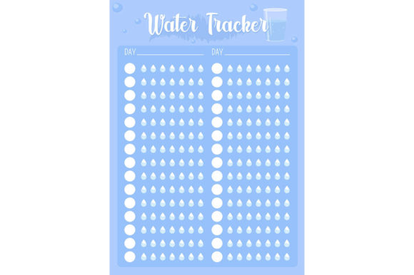 Download Water Drinking Tracker Creative Planner - Creative planner Collection