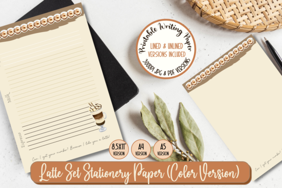 Download Coffee Pick Up Line Stationery Paper - Premium Bundle