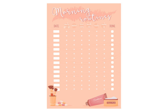 Download Morning Routines Creative Planner Page - Creative planner Collection