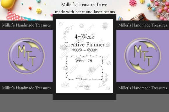 Download Canva 4 Week Creative Planner - Creative planner Collection
