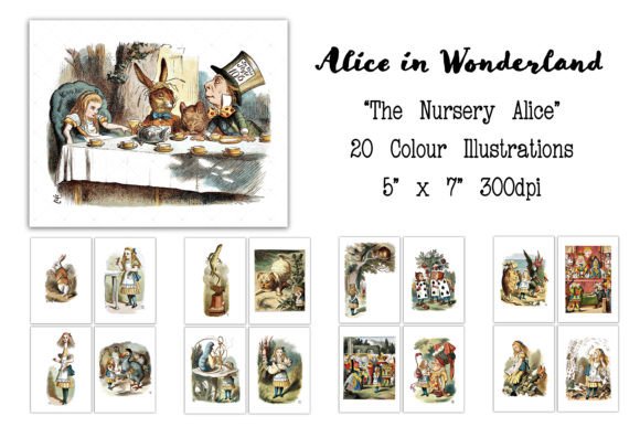 Download Alice in Wonderland Mad Hatter Tea Party - Alice in wonderland Collection