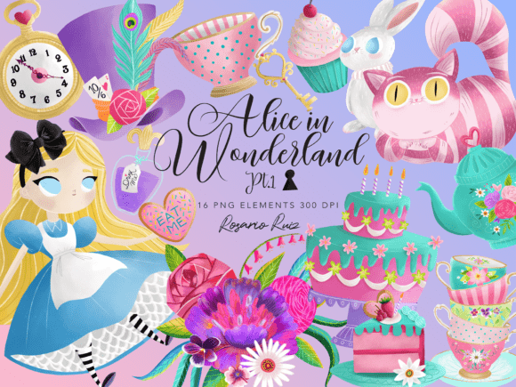 Download Alice in Wonderland Clipart PNG - Alice in wonderland Collection