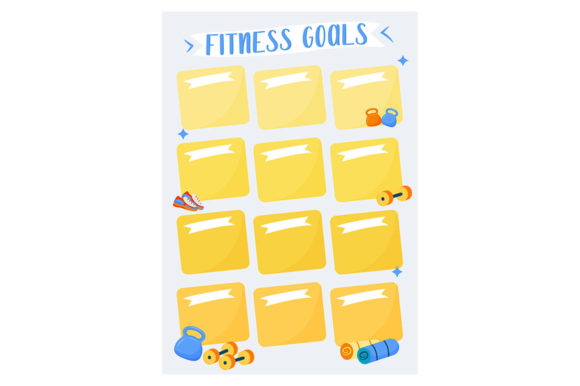Download Fitness Goals Creative Planner Page - Creative planner Collection